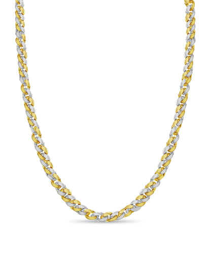 Curb Solid Gold Handmade Necklace , 15mm, 16-30 Inch