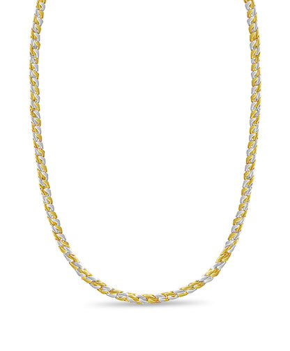 Curb Solid Gold Handmade Necklace , 9mm, 16-30 Inch