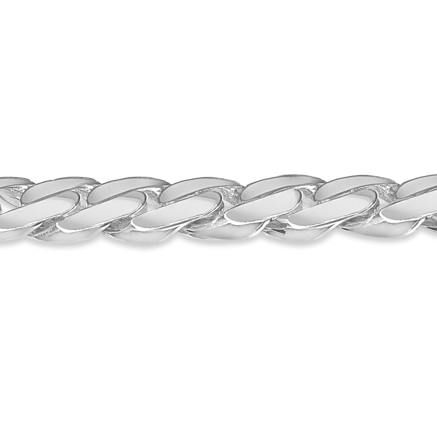 Curb Solid Gold Handmade Bracelet , 14mm, 6.5-10 Inch