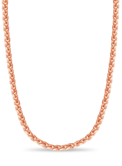 Curb Solid Gold Handmade Necklace , 13mm, 16-30 Inch