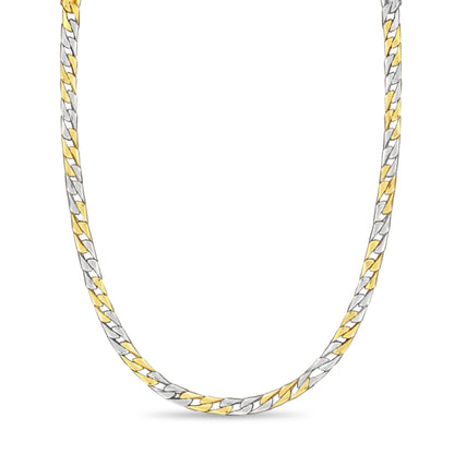 Curb Solid Gold Handmade Necklace , 7mm, 16-30 Inch