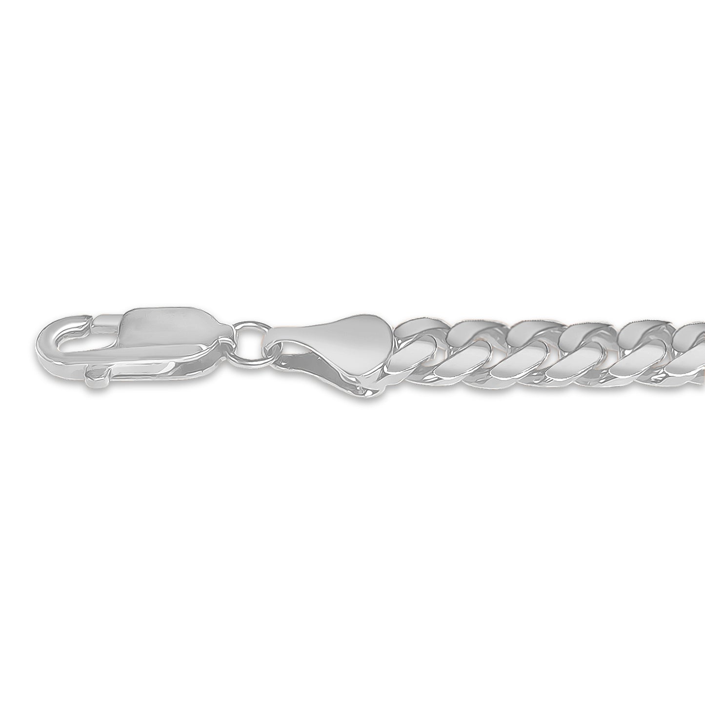 Miami Cuban Solid Gold Handmade Bracelet , 7mm, 6.5-10 Inch