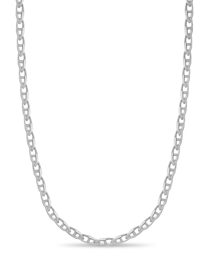 Mariner Solid Gold Handmade Necklace , 11mm, 16-30 Inch
