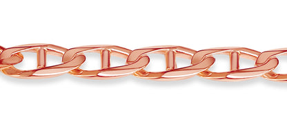 Mariner Solid Gold Handmade Bracelet , 11mm, 6.5-10 Inch
