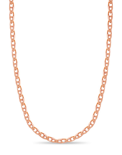 Mariner Solid Gold Handmade Necklace , 11mm, 16-30 Inch