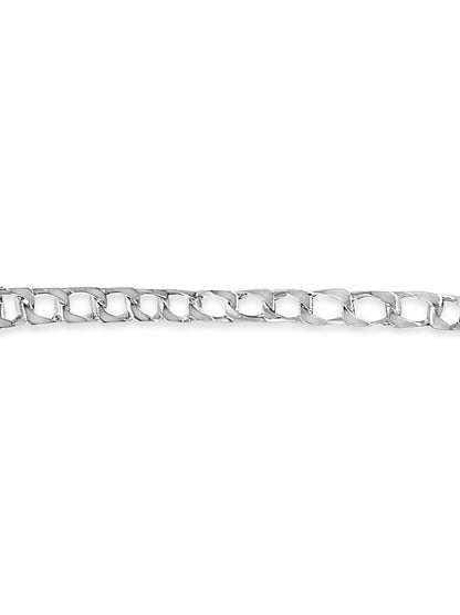 Curb Solid Gold Handmade Bracelet , 10mm, 6.5-10 Inch