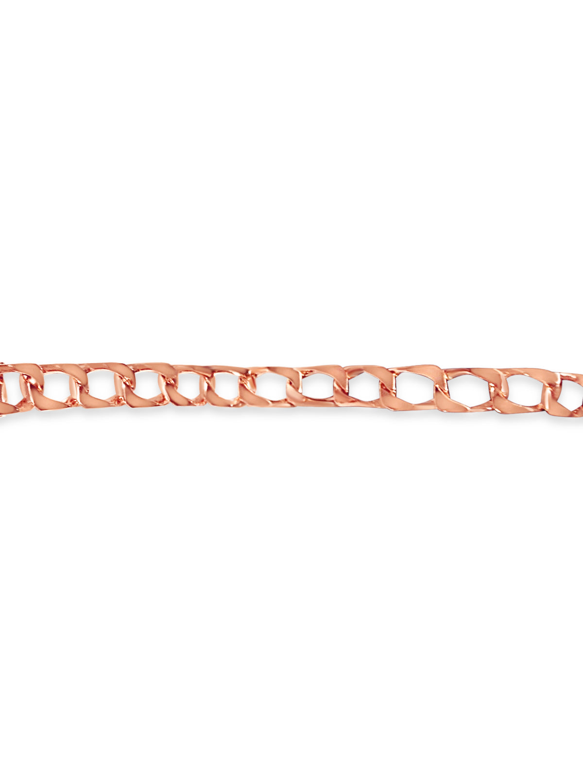 Curb Solid Gold Handmade Bracelet , 10mm, 6.5-10 Inch