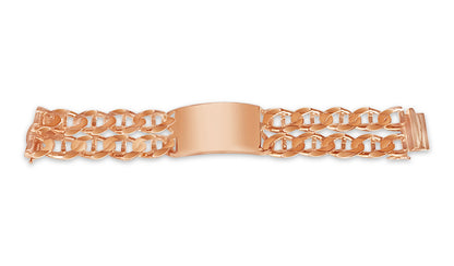 ID Mariner Solid Gold Handmade Bracelet , 28mm, 6.5-10 Inch