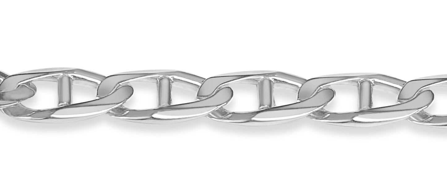 Mariner Solid Gold Handmade Bracelet , 11mm, 6.5-10 Inch