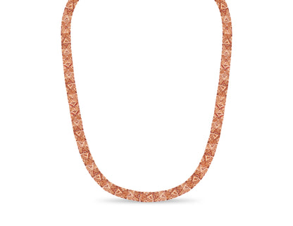 Nugget Solid Gold Handmade Necklace , 11mm, 16-30 Inch