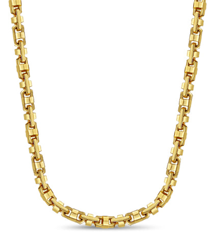 Anchor Mariner Solid Gold Handmade Necklace , 14mm, 16-30 Inch