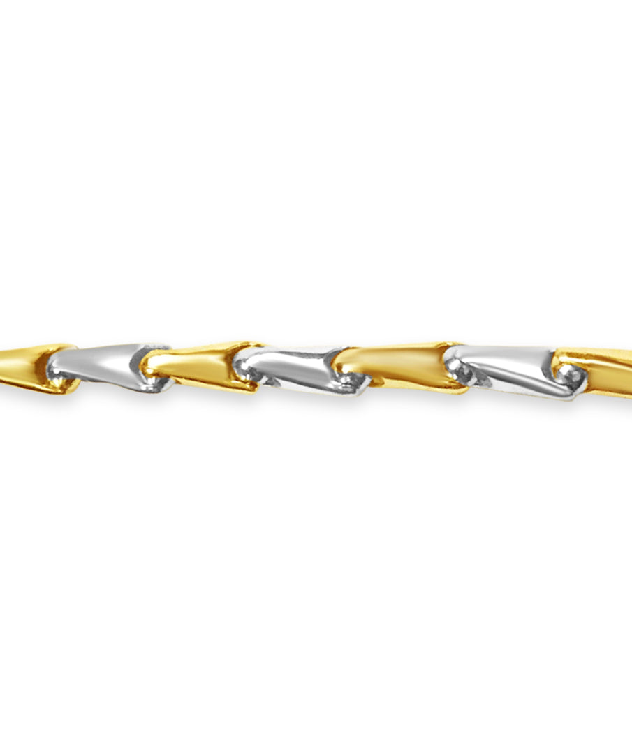 Cylinder Tube Solid Gold Handmade Bracelet , 7mm, 6.5-10 Inch