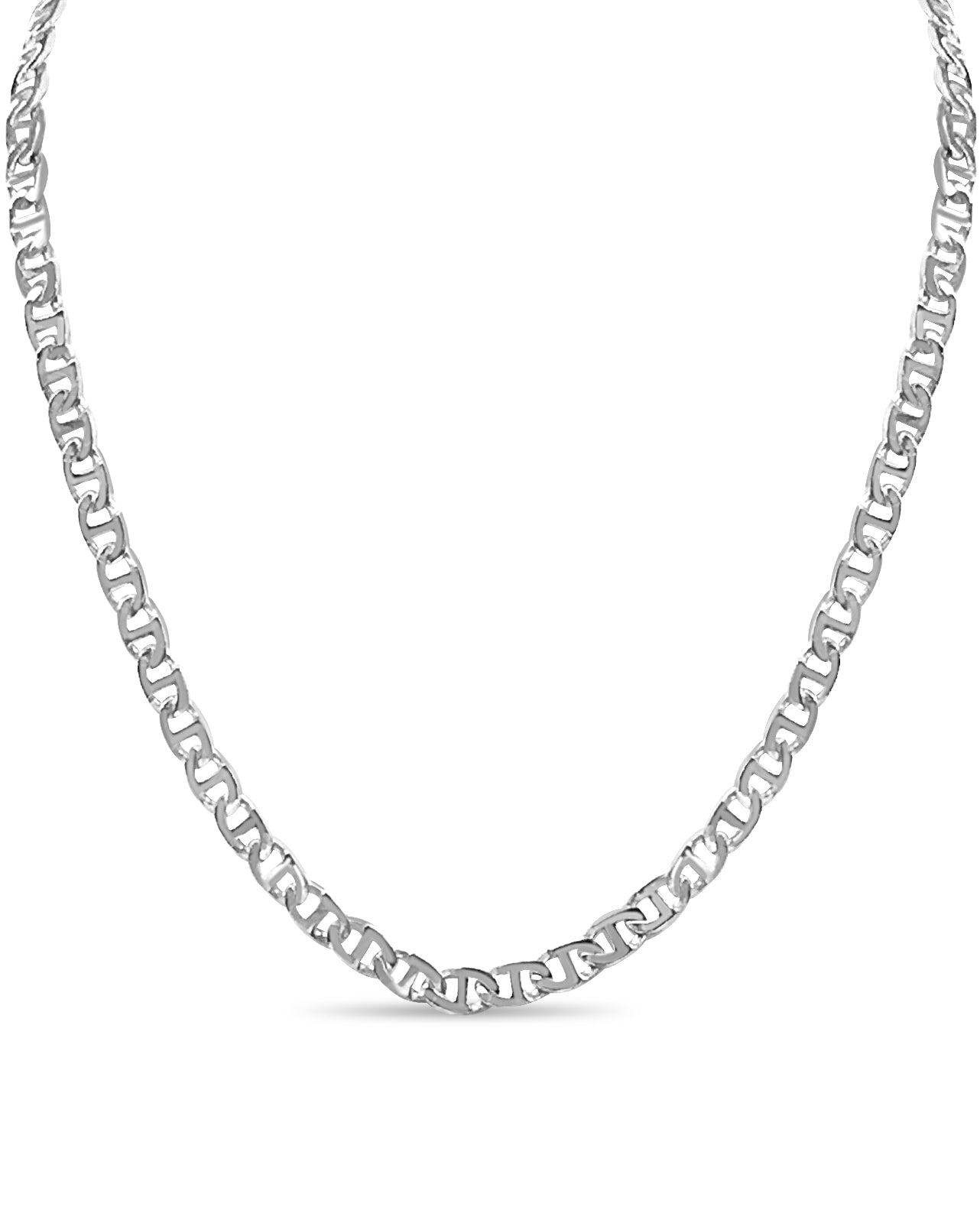 Mariner Solid Gold Handmade Necklace , 7mm, 16-30 Inch
