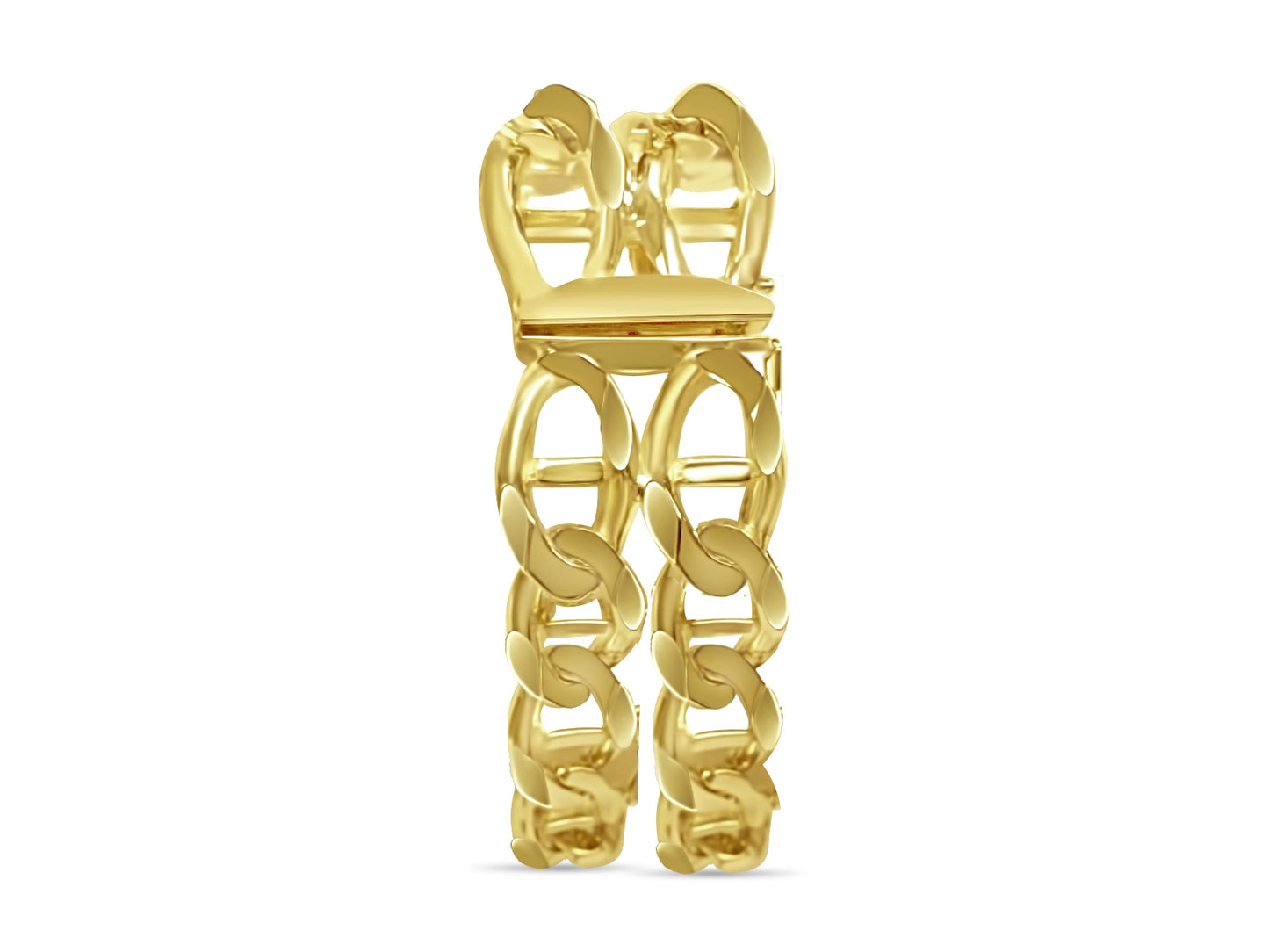 ID Mariner Solid Gold Handmade Bracelet , 28mm, 6.5-10 Inch