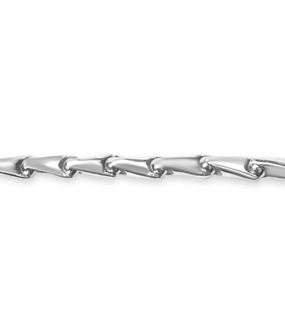 Cylinder Tube Solid Gold Handmade Bracelet , 7mm, 6.5-10 Inch