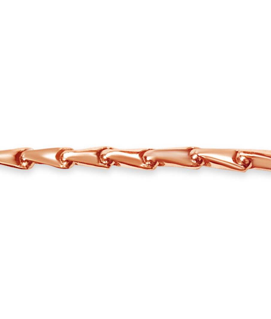 Cylinder Tube Solid Gold Handmade Bracelet , 7mm, 6.5-10 Inch