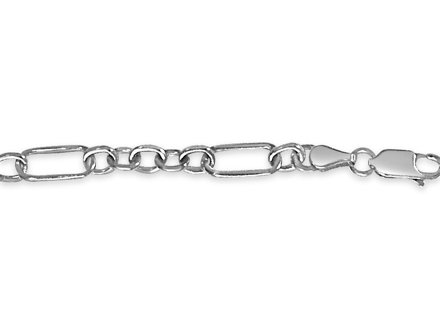 Curb Solid Gold Handmade Bracelet , 6mm, 6.5-10 Inch