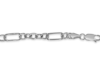 Curb Solid Gold Handmade Bracelet , 6mm, 6.5-10 Inch