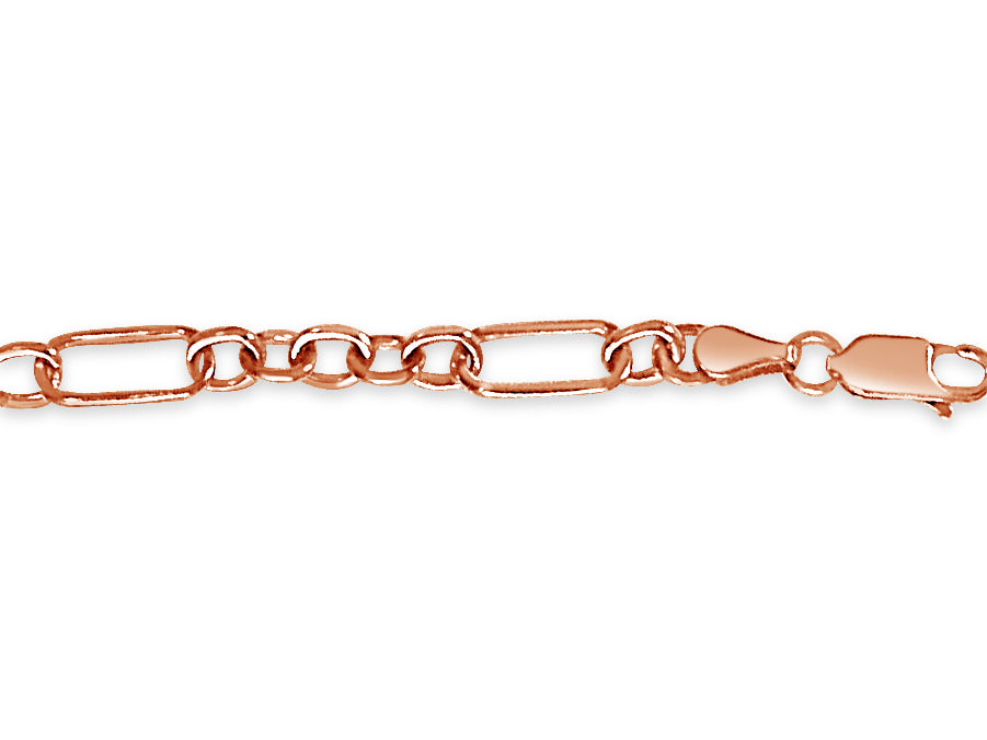 Curb Solid Gold Handmade Bracelet , 6mm, 6.5-10 Inch