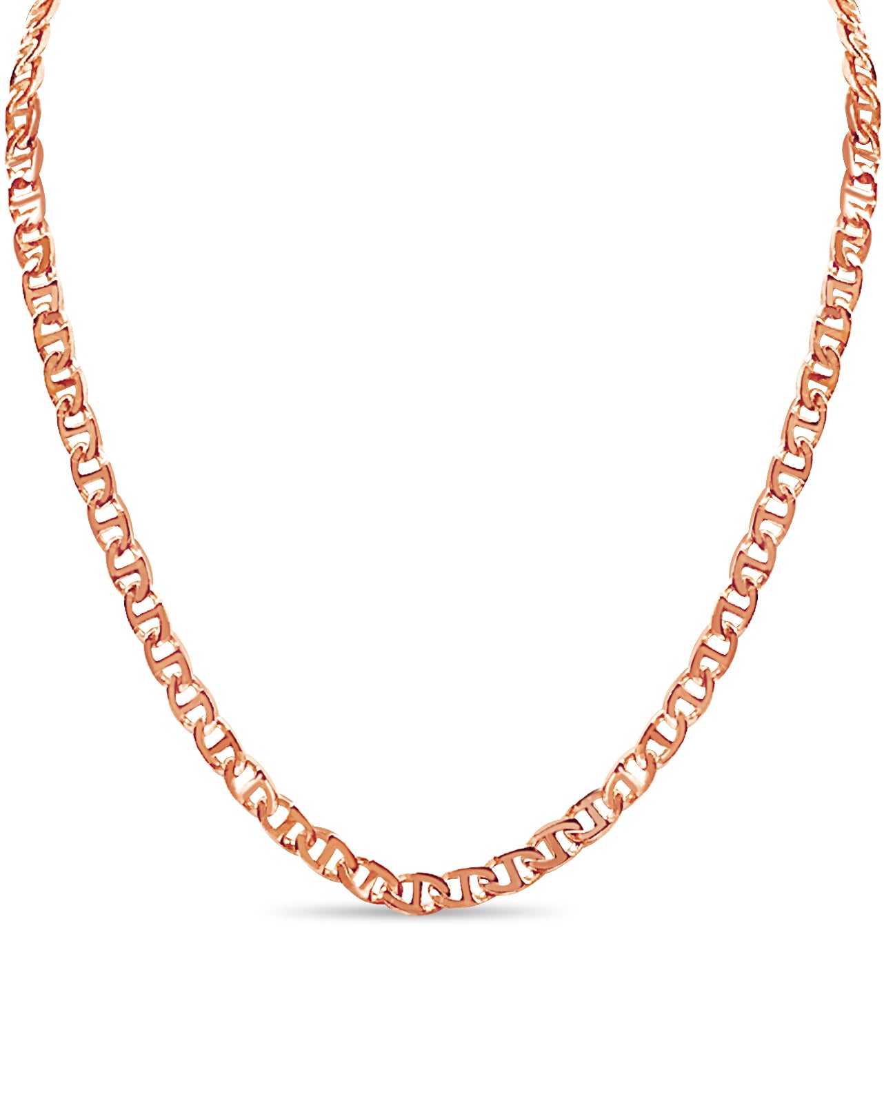 Mariner Solid Gold Handmade Necklace , 7mm, 16-30 Inch