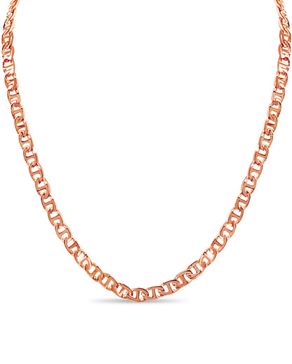 Mariner Solid Gold Handmade Necklace , 7mm, 16-30 Inch