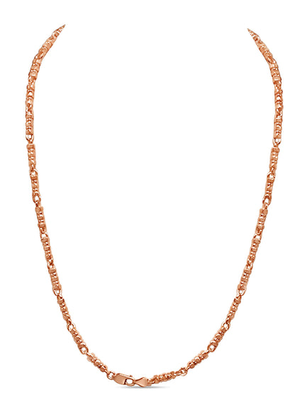 Bead Solid Gold Handmade Necklace , 5mm, 16-30 Inch