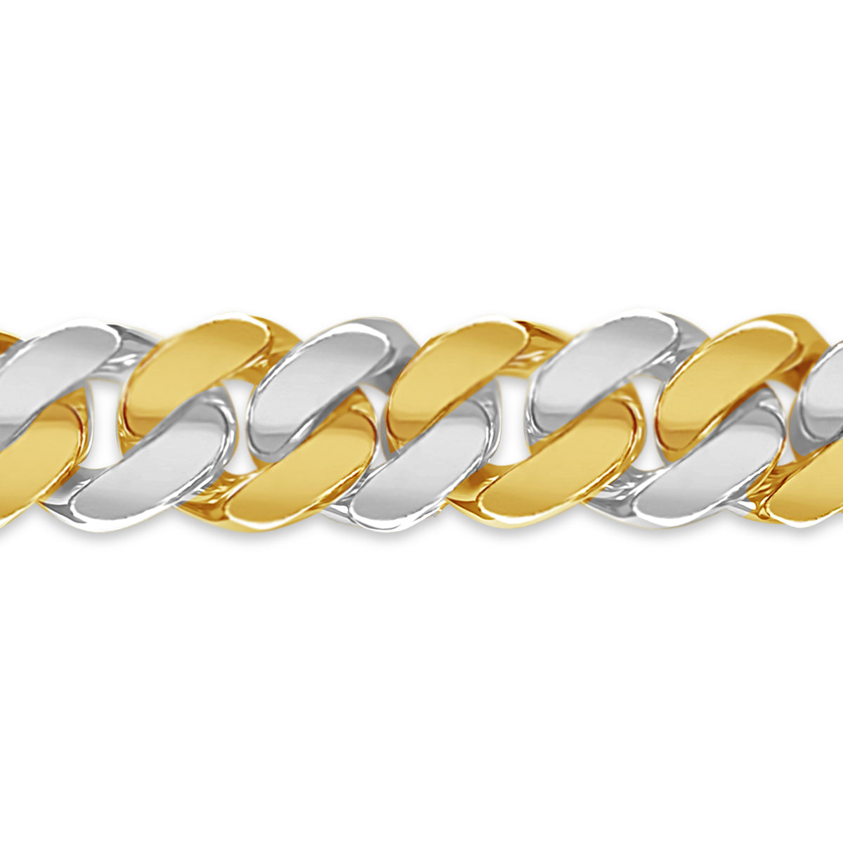 Miami Cuban Solid Gold Handmade Bracelet , 13mm, 6.5-10 Inch