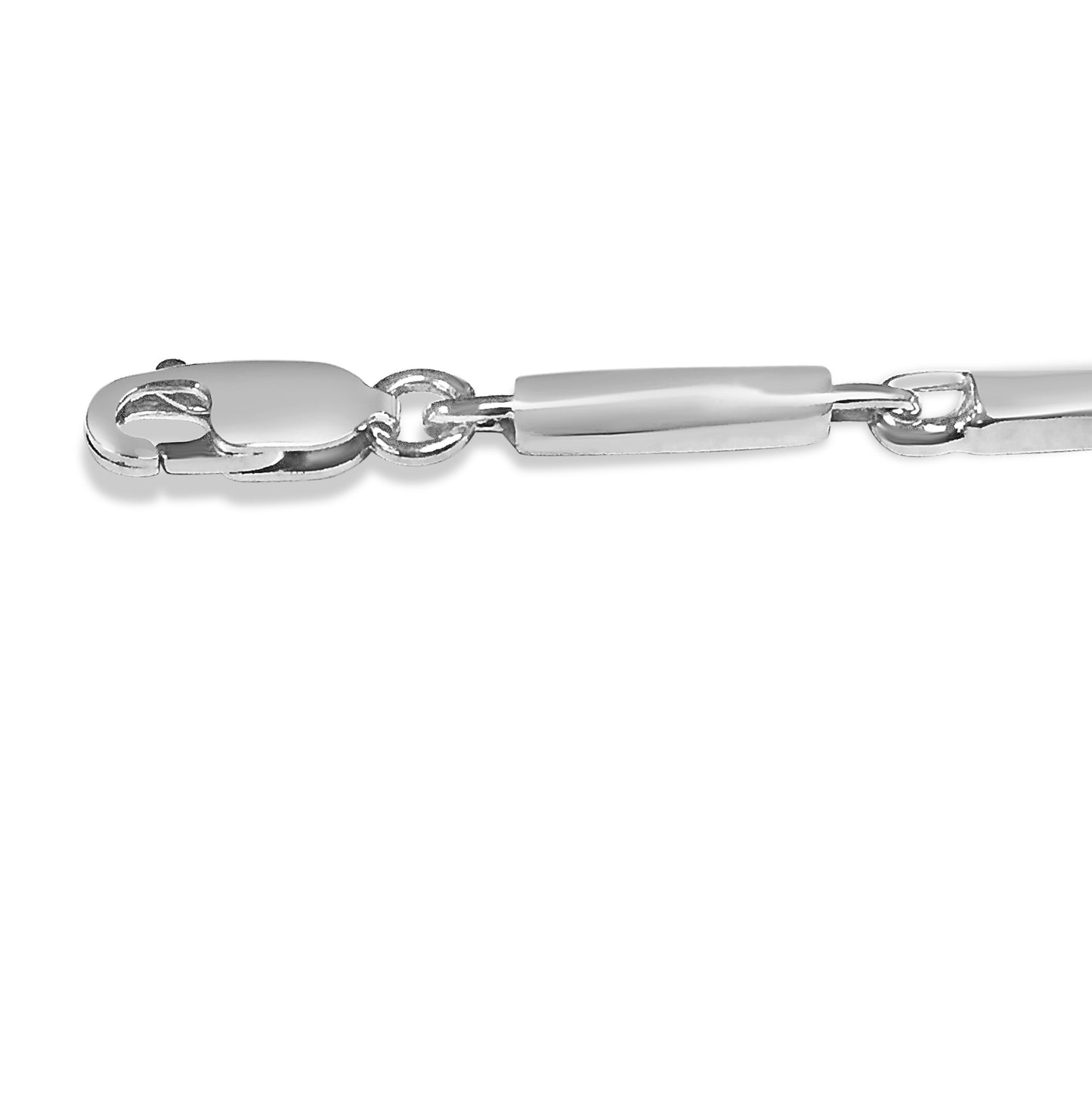 Cylinder Tube Solid Gold Handmade Bracelet , 4mm, 6.5-10 Inch