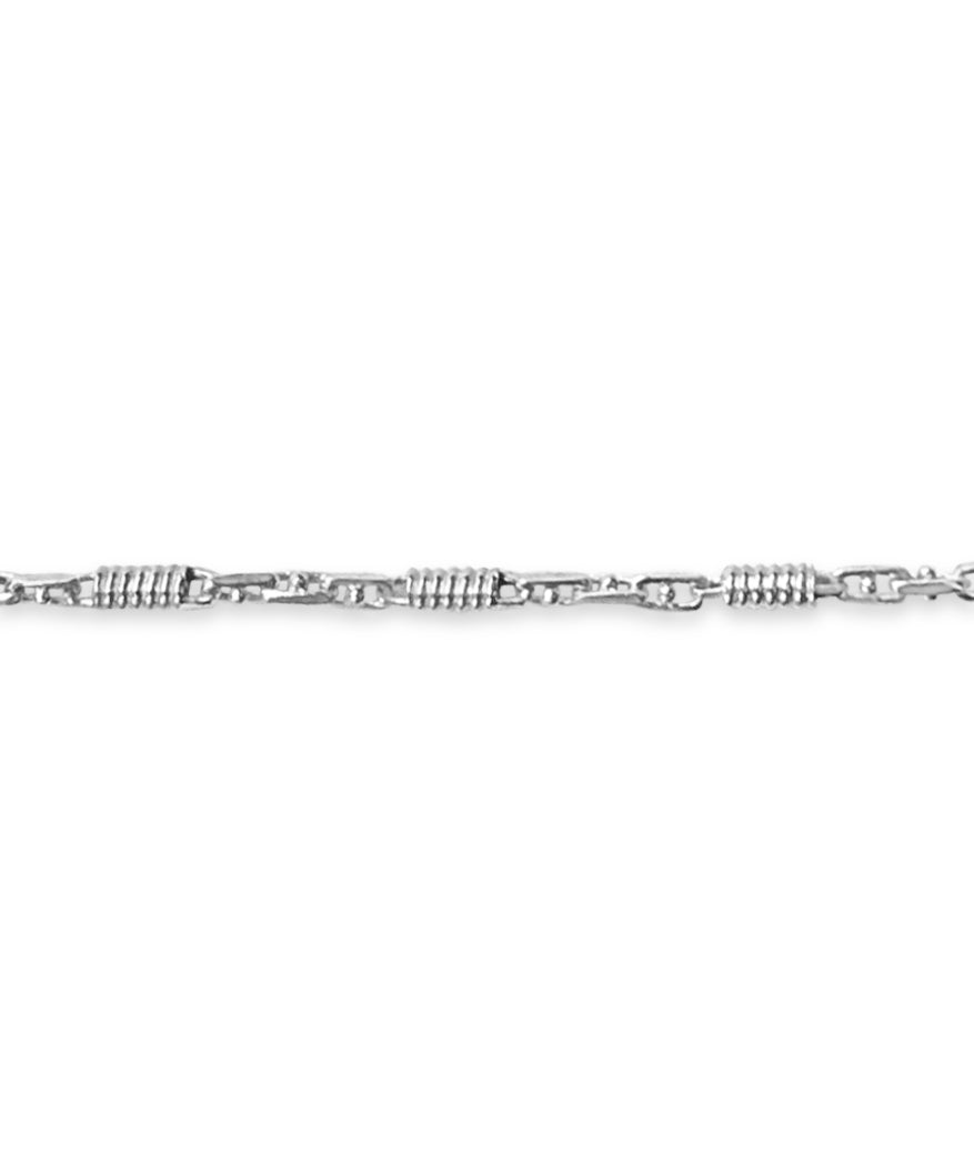 Spiral Tube Solid Gold Handmade Bracelet , 5mm, 6.5-10 Inch