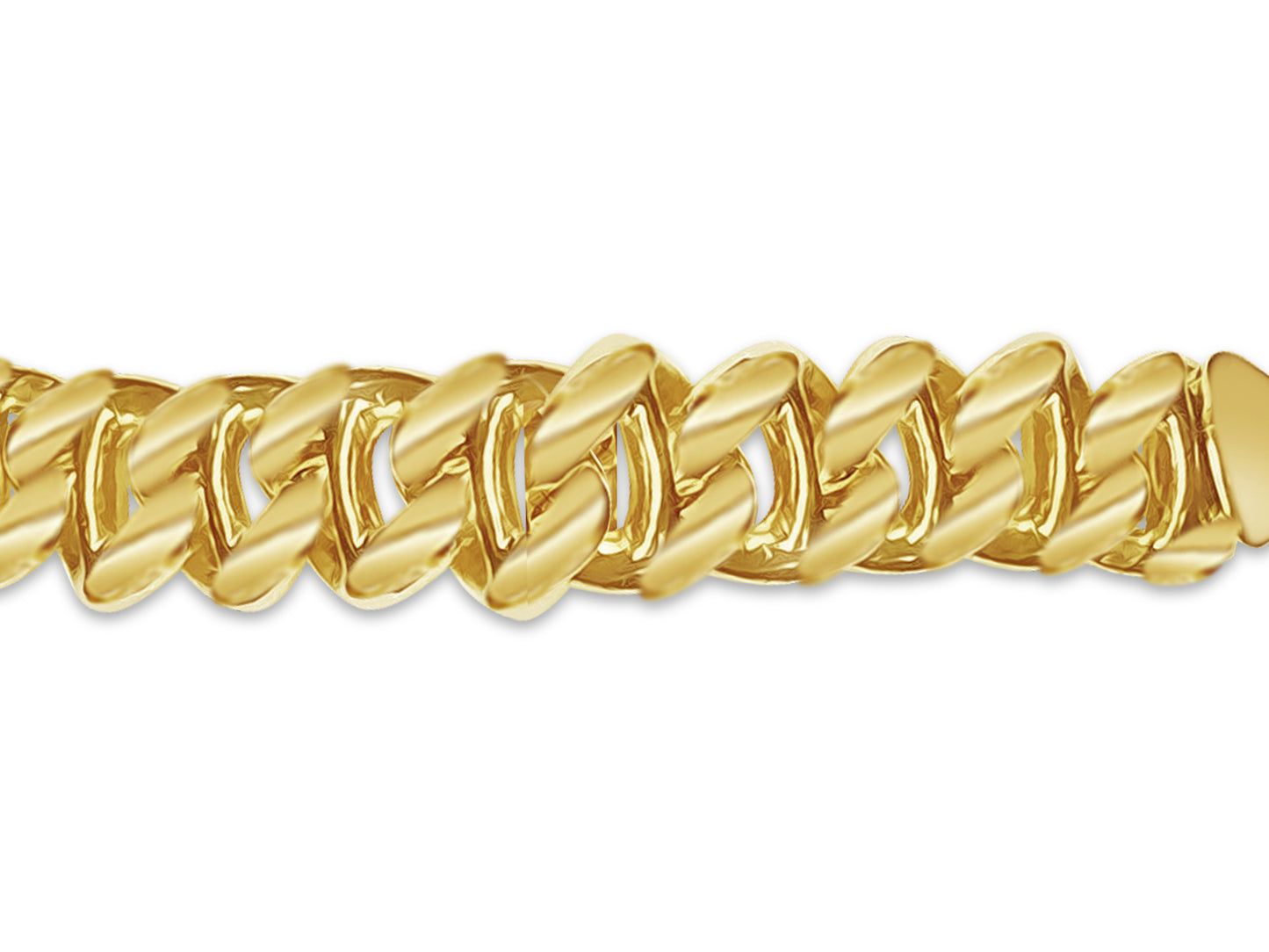 18k Solid Yellow Gold Handmade 9mm Mariner Link Bracelet, 9.5", Approx 45g