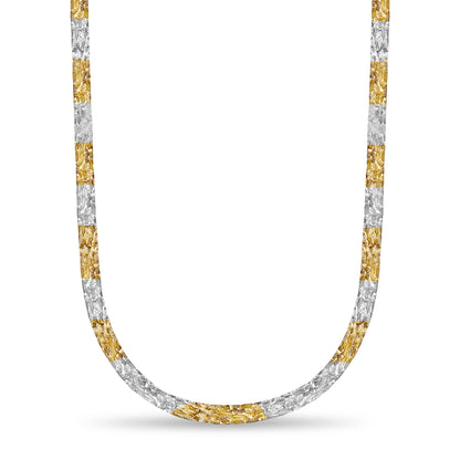 Nugget Solid Gold Handmade Necklace , 17mm, 16-30 Inch