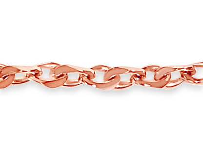 Anchor Mariner Solid Gold Handmade Bracelet , 7mm, 6.5-10 Inch