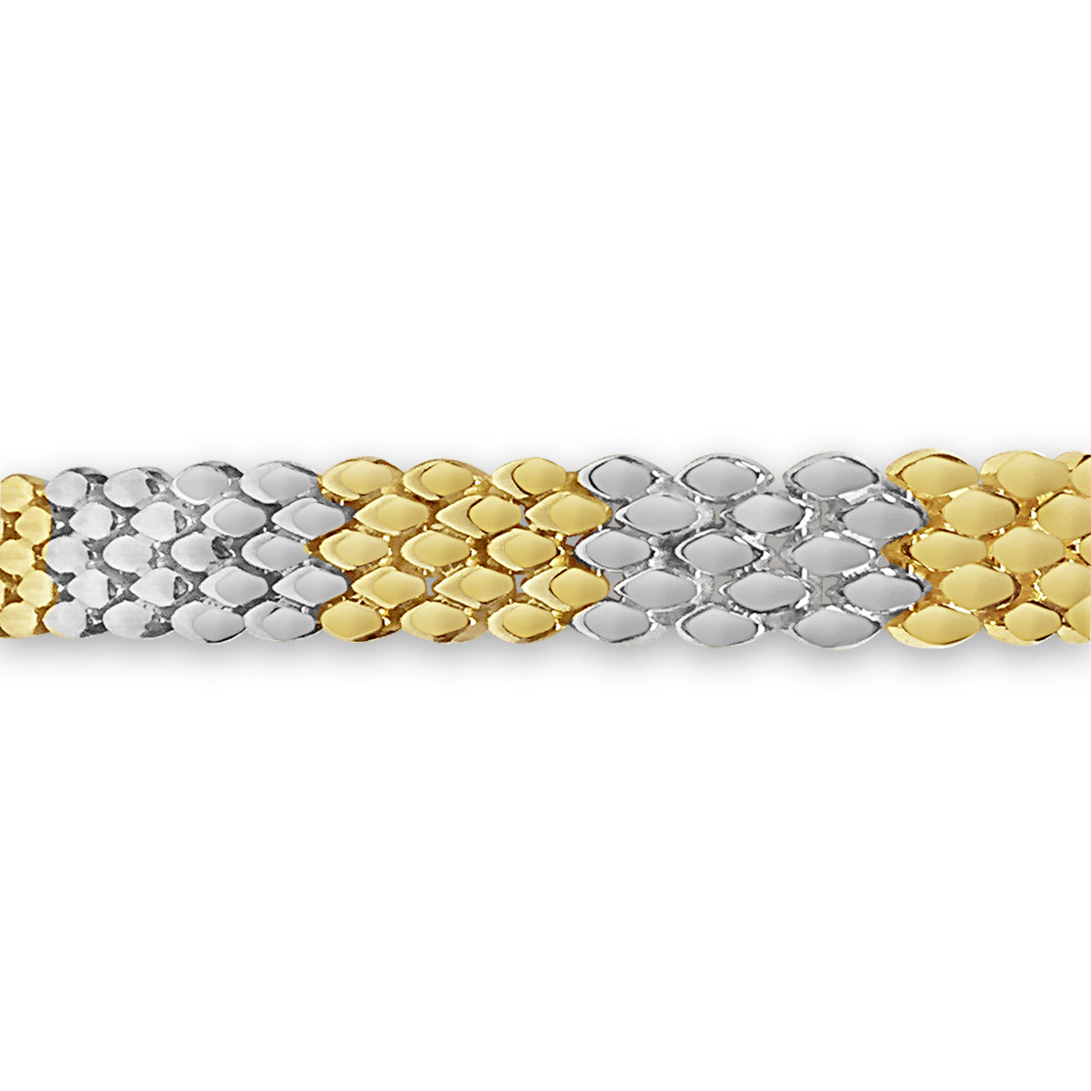 Panther Solid Gold Handmade Bracelet , 12mm, 6.5-10 Inch