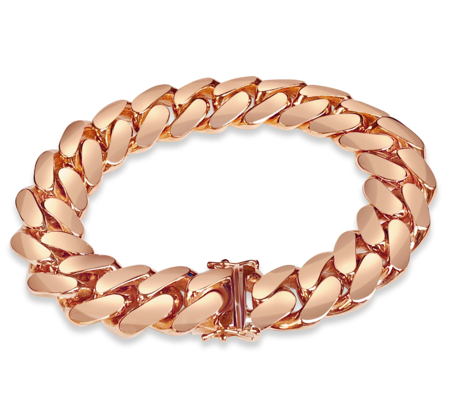 Miami Cuban Solid Gold Handmade Bracelet , 16mm, 6.5-10 Inch