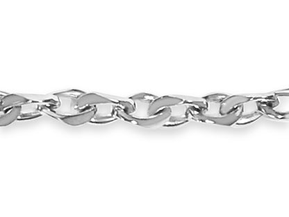 Anchor Mariner Solid Gold Handmade Bracelet , 7mm, 6.5-10 Inch