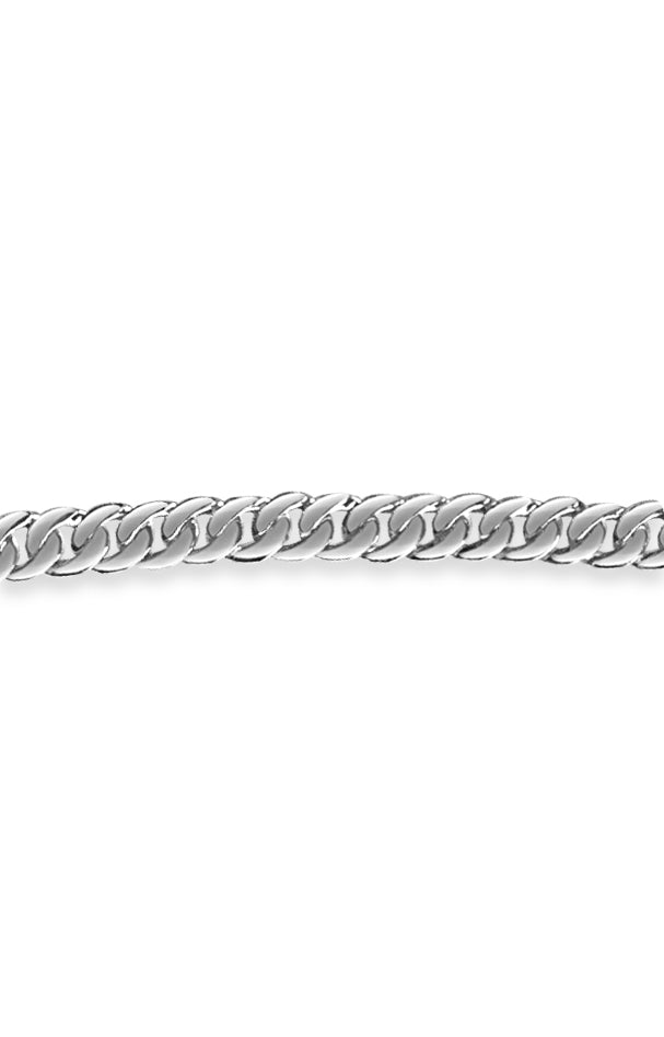 Curb Solid Gold Handmade Bracelet , 10mm, 6.5-10 Inch