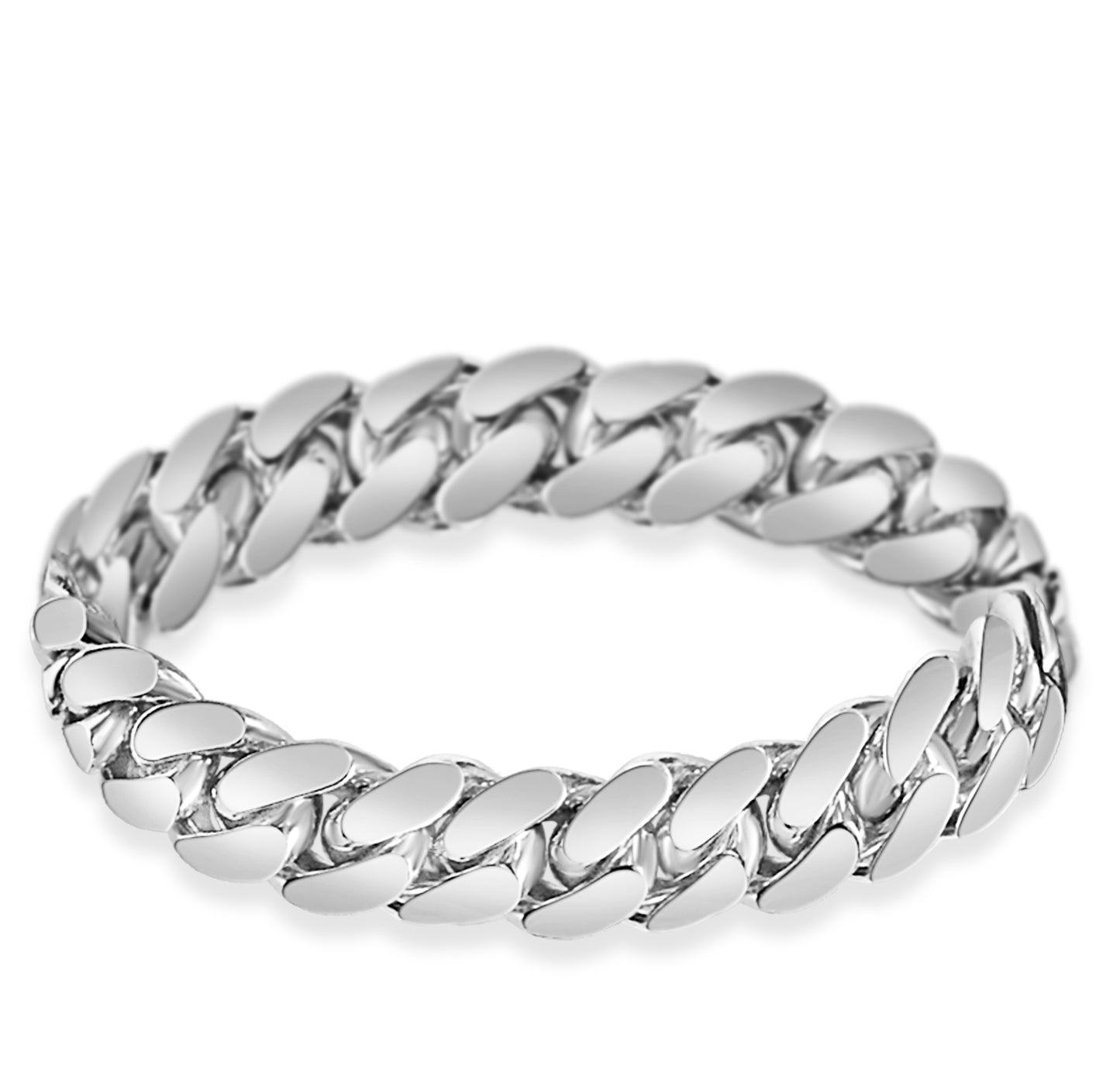 Miami Cuban Solid Gold Handmade Bracelet , 13mm, 6.5-10 Inch