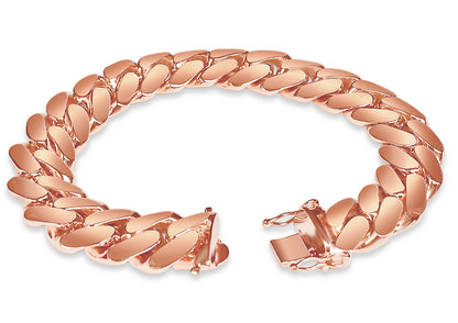 Miami Cuban Solid Gold Handmade Bracelet , 16mm, 6.5-10 Inch