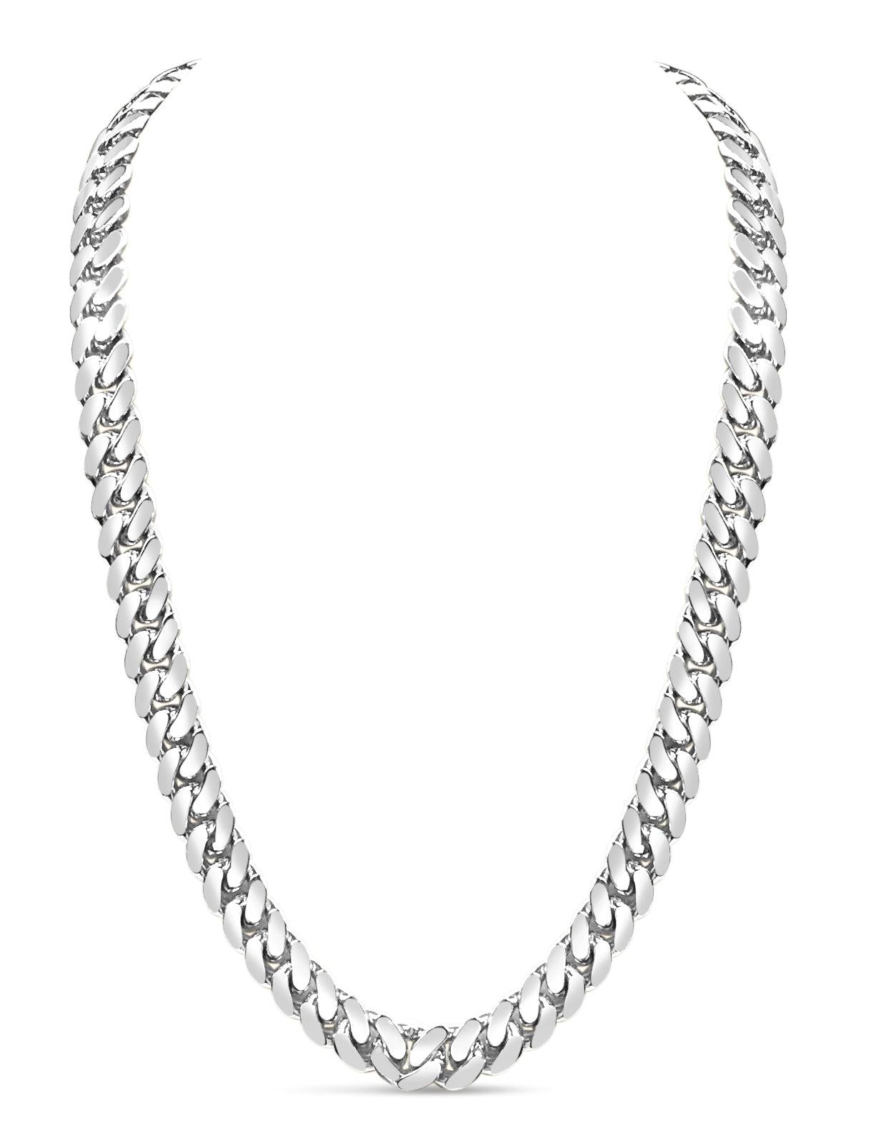 Miami Cuban Solid Gold Handmade Necklace , 13mm, 16-30 Inch