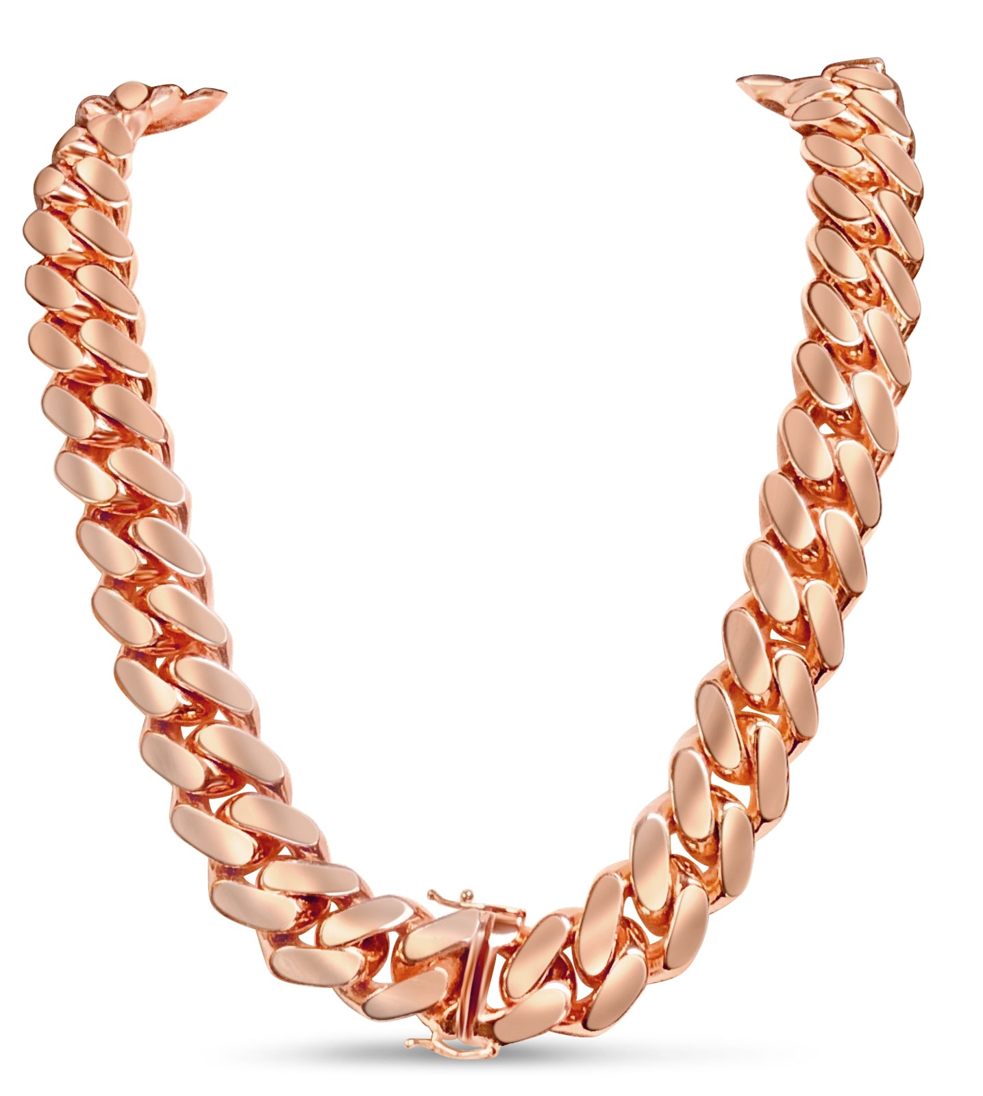 Miami Cuban Solid Gold Handmade Necklace , 18mm, 16-30 Inch