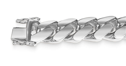 Miami Cuban Solid Gold Handmade Bracelet , 18mm, 6.5-10 Inch