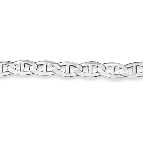 Anchor Mariner Solid Gold Handmade Bracelet , 6mm, 6.5-10 Inch