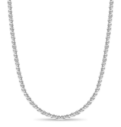 Curb Solid Gold Handmade Necklace , 8mm, 16-30 Inch