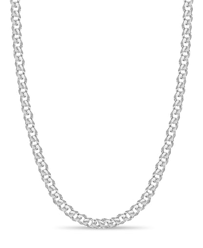 Curb Solid Gold Handmade Necklace , 11mm, 16-30 Inch