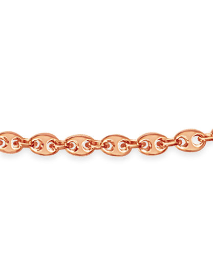 Mariner Solid Gold Handmade Necklace , 7mm, 16-30 Inch