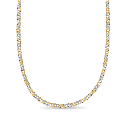 Mariner Solid Gold Handmade Necklace , 7mm, 16-30 Inch