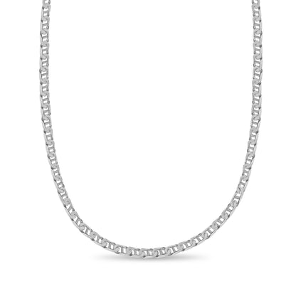 Mariner Solid Gold Handmade Necklace , 7mm, 16-30 Inch