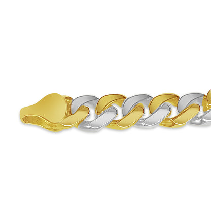 Miami Cuban Solid Gold Handmade Bracelet , 10mm, 6.5-10 Inch