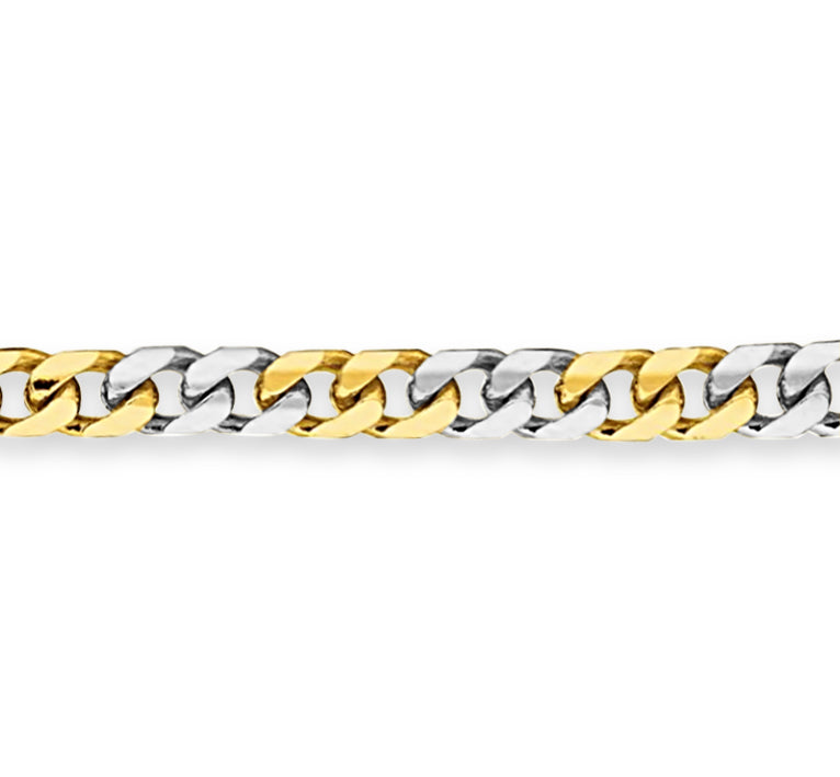 Miami Cuban Solid Gold Handmade Bracelet , 7mm, 6.5-10 Inch
