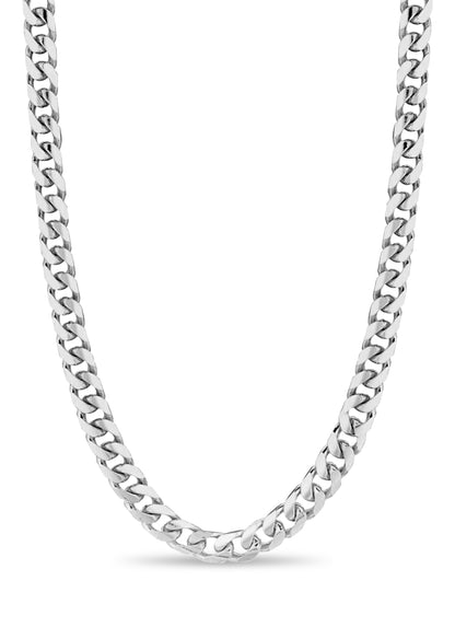 Miami Cuban Solid Gold Handmade Necklace , 7mm, 16-30 Inch